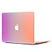 Price comparison product image Hard Case for Macbook Pro 15",Case for Macbook Pro,Case for Macbook 15",NSSTAR Colorful Contrast Color Matte Surface Crystal Hard Shell Case Cover Protector for Apple Macbook Pro 15.4" A1286 (Purple+Orange)