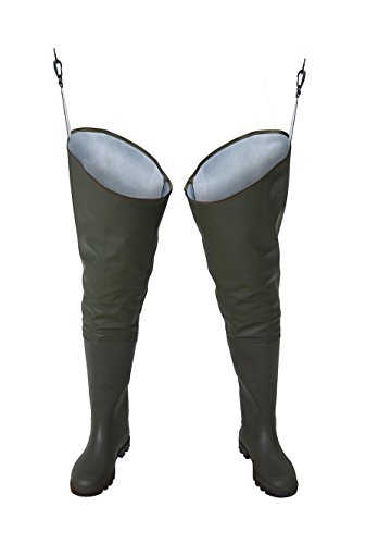 PROS/ 3Kamido Cuissardes Standard Bottes de pêche, Waders (Vert, 42 EU)