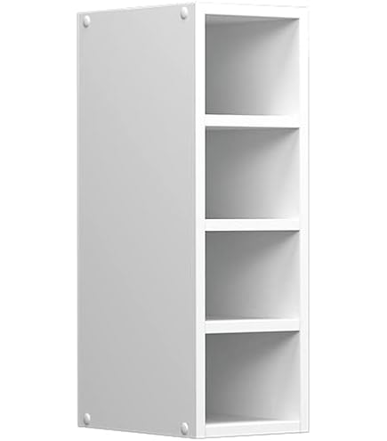 UNNA Glas-Hängeschrank – 1-türig, Breite 50 Cm, Weiß – Vielseitiger Oberschrank
