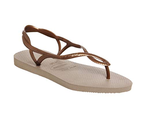 Havaianas Luna, Sandalias para Mujer, Dorado (Rose Gold), 39/40 EU (37/38 Brazilian)