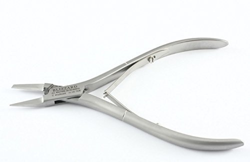 Blizzard Podiatry Thwaites Toe Nail Splitter Clipper Nipper - Professional Chiropody Cutter Instrument With SMOOTH Handles - 14cm GERMAN Stainless Pedicure Plier - CE Approved Foot Care Tool With FREE Nail Dresser GIFT