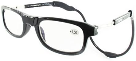 LoopiesMagnetic Reading Glasses. Unisex, Adjustable, Foldable, Flexi Neck Loop
