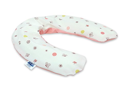 Preisvergleich Produktbild CorpoMED Babykissen inkl. Bezug Sommerwiese rosé mit Pünktchen