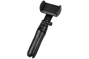 BKN Mini Tripod with 360 Degree Mobile Attachment Lightweight Portable for Vlog, Video Shooting, Photography, YouTube etc, Black
