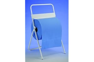 FULCARE Blue Forecourt Industrial Extra Big Wiper Roll for Paper Towel for a Floor Stand 400 Meter (Pack of 2)