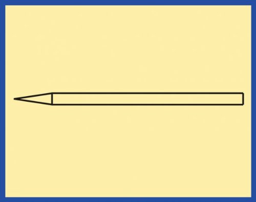 GS356 - 4 mm Lötspitze Longlife - Bleistiftform gerade