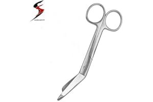SS INSTRUMENTX Forbici per bendaggio, in acciaio INOX, per pronto soccorso, medicazioni, studenti, infermieri, paramedici, 14 cm