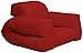 Produktbild KARUP Kommune Hippo Chair Stuhl, Baumwolle/Polyester, rot 711, 100 x 90 x 75 cm