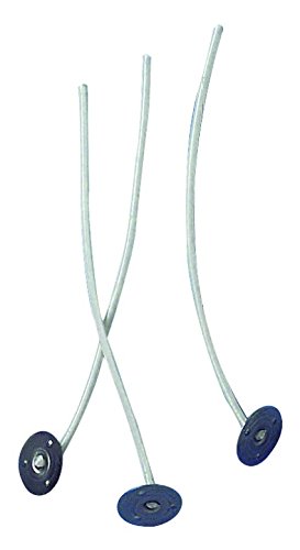 Rayher Hobby 3101800 Kerzendocht 100 mm, gewachst, SB-Beutel 8 Stück