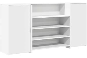 vidaXL Receptionsdisk vit 200x50x103,5 cm konstruerat trä