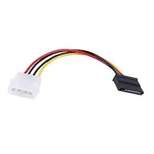 AXWtech 4 Pin IDE Molex Male to 15 Pin Serial ATA SATA Hard Drive Adapter Power Cable