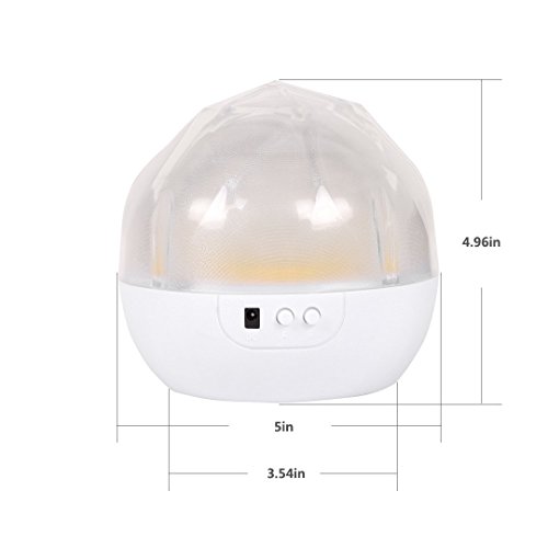 B-right® 360 Grad drehbaren 6-Modus-Projektor-Licht LED Sternenhimmel-Projektor, Nachtlicht Lamp für Kinder, Baby, Weihnachtsgeschenke, USB / batteriebetrieben - 2
