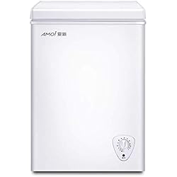 QCYSK Mini-réfrigérateur Congélateur Armoire Commercial à Porte Simple, Réfrigérateur Domestique de Grande capacité avec Commande de Thermostat réglable, Blanc