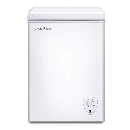 QCYSK Mini-réfrigérateur Congélateur Armoire Commercial à Porte Simple, Réfrigérateur Domestique de Grande capacité avec Commande de Thermostat réglable, Blanc