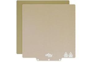 CHITU SYSTEMS Plaque de construction double face en PEI pour imprimante 3D Adventurer 5M/Adventurer 5M Pro, 235x235mm Plateforme amovible en acier à ressort flexible pour imprimante 3D