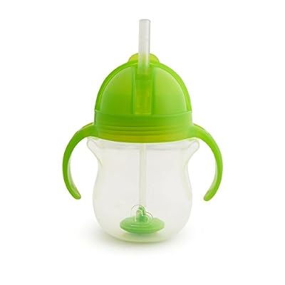 Munchkin Tasse d'Apprentissage à Paille Fléxible Tip/Sip - Vert - 207 ml