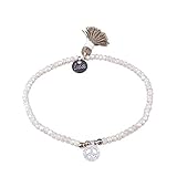 Der Versand erfolgt in hübschem Organzasäckchen, Seidenpapier und Umschlag in pinkem Metallic Look