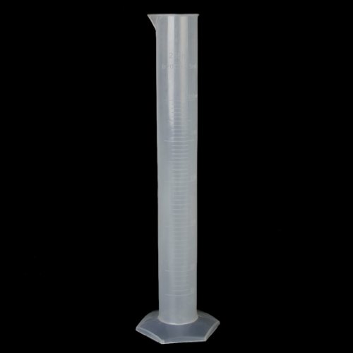 TOOGOO(R) 250ml 2.5ml Graduierung Transparente Kunststoff-Messzylinder