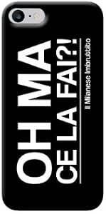 COVER MILANESE IMBRUTTITO OH MA CE LA FAI?! IPHONE 7 : Amazon.it:  Elettronica