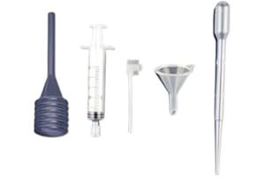 Zénitude Glassworks Kit di ricarica per bottiglie di profumo - siringa, pipetta, imbuto + altri kit da 5 pezzi