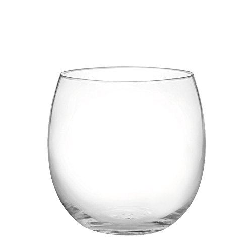 H&H Bubbly Set 6 Bicchieri Vino, Vetro Ultrasottile, 320 ml