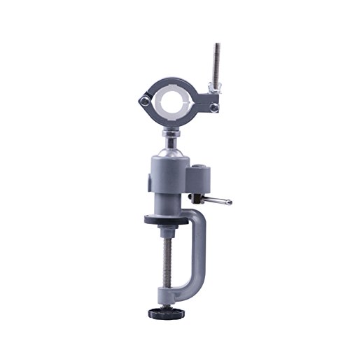 suyizn 360 ° Bench Vises, Grinder Accessory Elektrischer Bohrer Ständer Halterung Elektrischer Bohrer Rack Multifunktionale Halterung für Dremel verwendet