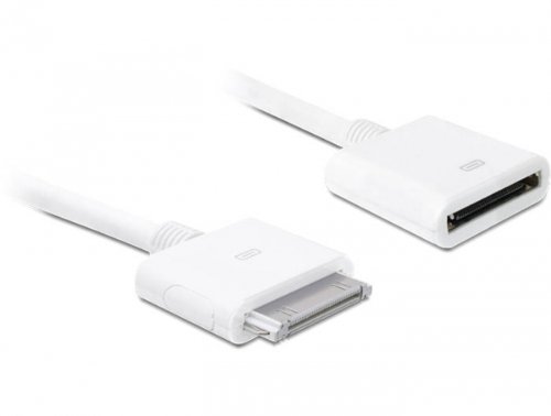 Preisvergleich Produktbild Delock Kabel für IPhone, IPod, IPad, Audio - Video, 1m Weiß