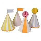 Silly Circus Party Hats - Pack of 8 Hats