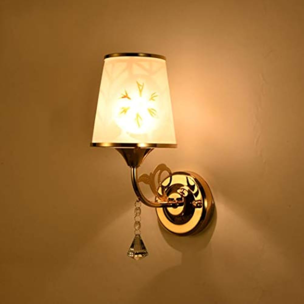 YJFFAN Wand Lampe, Innenraum Wohnzimmer Hintergrund Wand Lampe Schlafzimmer Nachtlampe Einfache Korridor Gang Einkopfwand Lampe Warmes Licht (Glühbirnen Nicht Enthalten), F