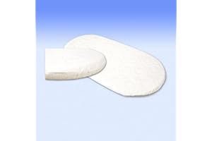Luxe & Komfort Moses Pram Basket Mattress Hypoallergenic Thick Oval Shaped Fit Mothercare Made in UK (80 x 40)