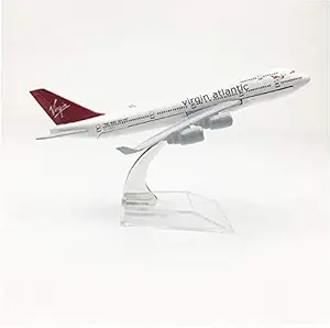 Qids Virgin Atlantic Boeing 747 Aircraft Model British Airways One World United Kingdom Airbus A380 Airplane Toy Plane