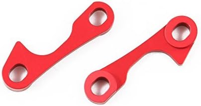 GDS RACING Alloy Front Gear Box Angle Plate Set Red For Team Losi 5ive-T