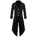 Produktbild BHYDRY Herren Mantel Frack Jacke Gothic Gehrock Uniform Kostüm Party Oberbekleidung