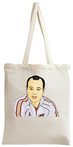 Preisvergleich Produktbild Andres Iniesta Illustration Tote Bag