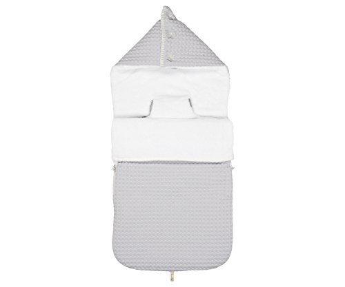 Preisvergleich Produktbild Koeka Fußsack Babyschale Oslo silver grey / white