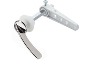 Bulk Hardware BH00126 Chrome Plated Metal Handle Toilet Cistern by Bulk Hardware