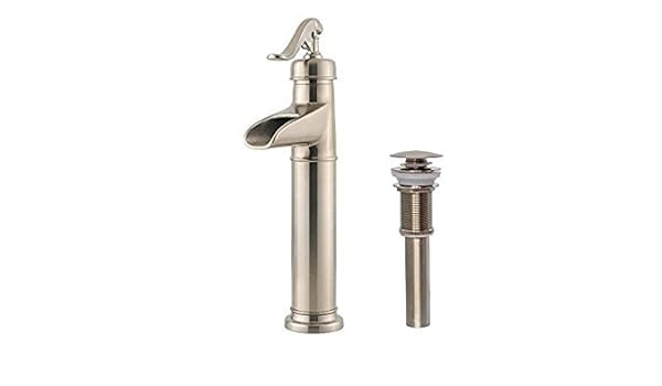 Brushed Nickel Myhb Mlan1509bn 1 Waterfall Single Control Vessel