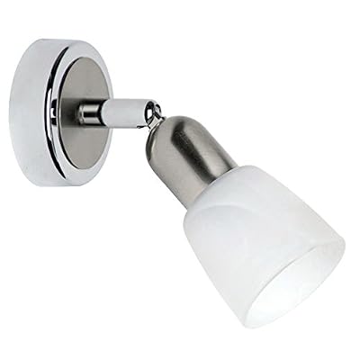 Brilliant AG 55310/77 Spot patère Métal/Verre 40 W E14 Acier/Chrome