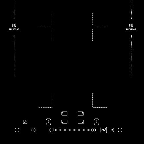 Induktionskochfeld 59cm (Autark, 7kW, 9 Stufen, 4 Zonen, 2 Flex-Zonen, Rahmenlos, TouchSelect Sensortasten, Booster, LED-Anzeige) IND5904FZ - KKT KOLBE – Bild 3