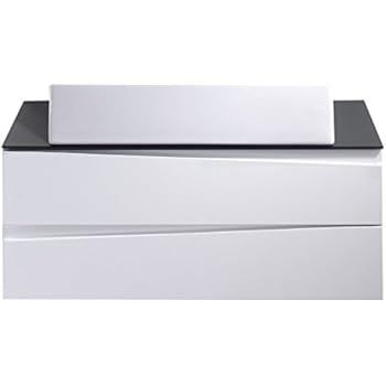 Modernes Badezimmer Aufsatzbecken aus Mineralguss Hochglanz Waschbecken