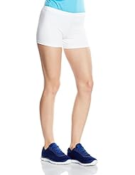 K-Swiss Shortie Short II - Mallas para mujer, color blanco, talla M