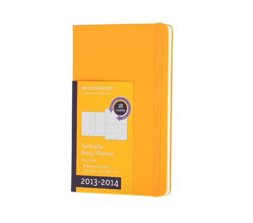 Download Moleskine 2014 Planner 18 Month Weekly Turntable Yellow Orange Pocket Download Moleskine 2014 Planner 18 Month Weekly Turntable Yellow Orange Pocket