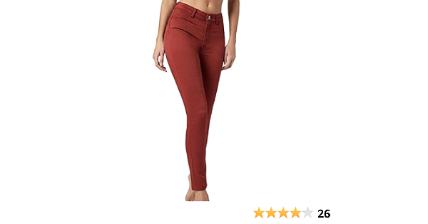 Calzedonia - Jeans push-up da donna Rosso – 4825 – rosso mattone. L :  Amazon.it: Abbigliamento