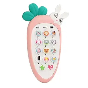 Scrap Rabbit Mobile Phone Children Music Toys Early Education Story Machine with Rope