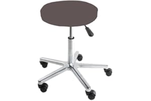 ‎DUKAL Dukal | Bezug für Hocker aus Frottee | Maße Ø 35-40 cm | Farbe: anthrazit