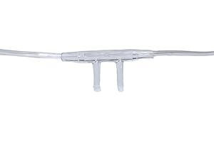 THE OXYGEN STORE Children's Curved Prong Cannula | Paediatric Cannula | Soft Gentle Silicone | Hypoallergenic and Latex Free | Lightweight, Flexible Design | 2.1 Meter Tubing