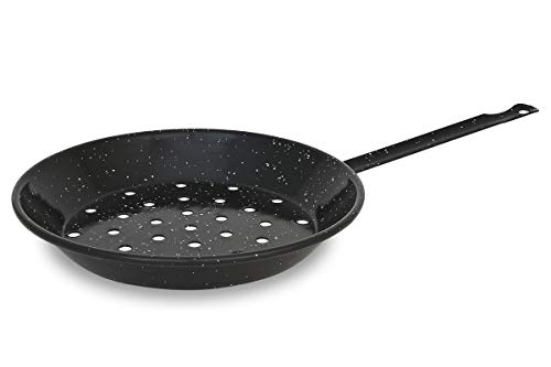 Menax - Poêle à Marrons - Acier Vitrifié Antiadhésive - Ø 26 cm - Made in Spain