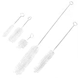 MULTIFUNCIONAL ACUARIO CEPILLOS: Conjunto de 5 tamaños diferentes cepillo, ideal para los peces limpieza de tanques, systerm filtro, limpieza adornos, la manguera / tubo de vidrio, accesorios de limpieza de la bomba de agua, también convien