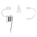 Produktbild Happy event Silikonhülle für Apple Pencil, Silikonhaltergriff für Apple iPad Pencil (Apple Pencil Nicht im Lieferumfang enthalten), Buntes 3-in1-Anti-Loss-Silikonhalter-Griffset (Weiß)