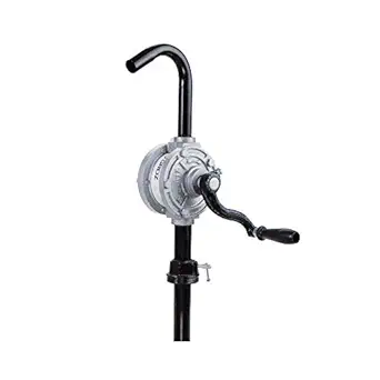 GROZ Rotary Barrel Pump with Dual Direction Operation | Ideal for General Purpose Lubrication on Automotive, Workshop & Construction Sites |Cast Iron Construction| Flow Rate: 4 Liters/20 Turns | V10